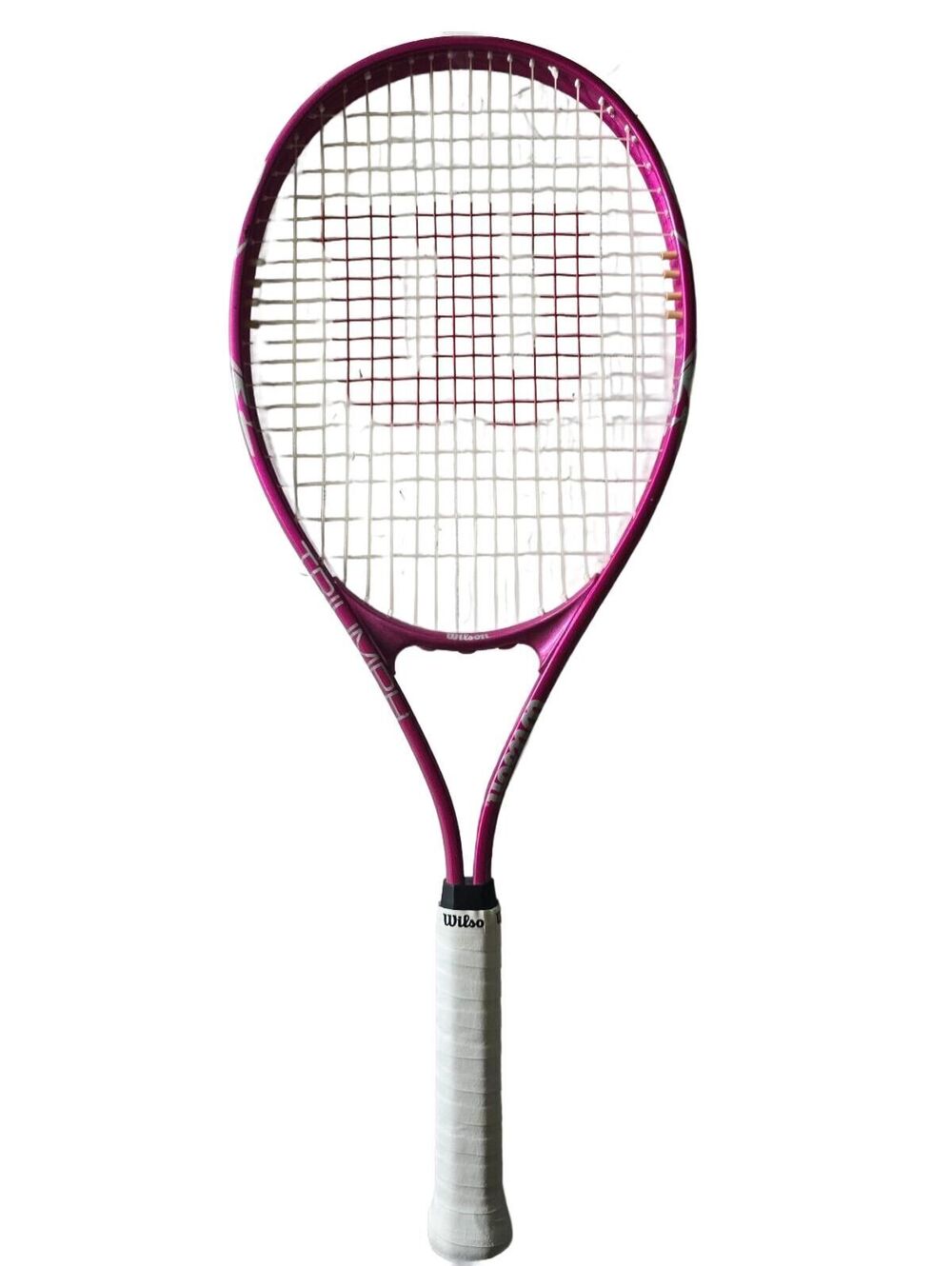 Wilson Triumph Tennis Racket Pink/White V-Matrix Oversized - Grip Size 4 1/4
